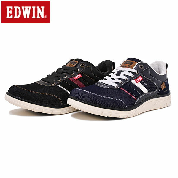 樂天商城 - EDWIN エドウイン シューズ EDW-7523 メンズ スニーカー ハンズフリーカジュアル