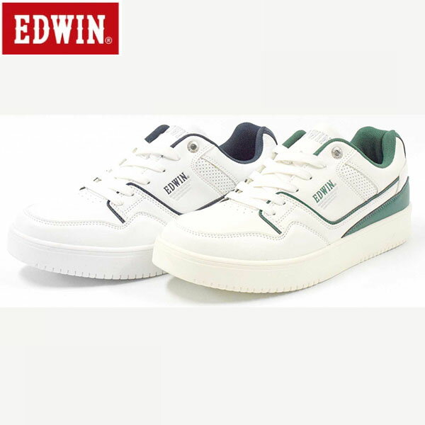 樂天商城 - EDWIN エドウイン シューズ EDW-7764 メンズ コートスニーカー