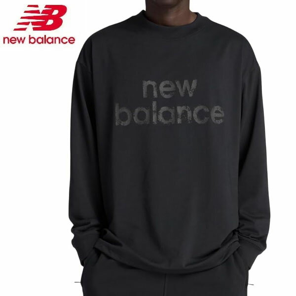 ニューバランス new balance ロングスリーブ Tシャツ AMT53172-BK トレーニング 練習着
