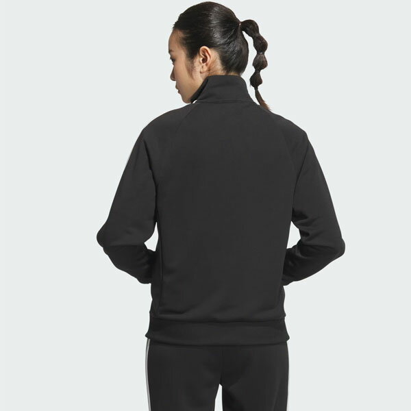 adidas アディダス スリーストライプス ルーズフィット ダブルニット トラックトッ...