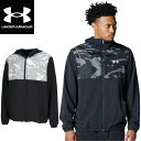【最大2000円割引クーポン!枚数限定11/6 09:59まで】UNDER ARMOUR アンダーアーマー UAウーブン フルジップ フーディド ジャケット 6...