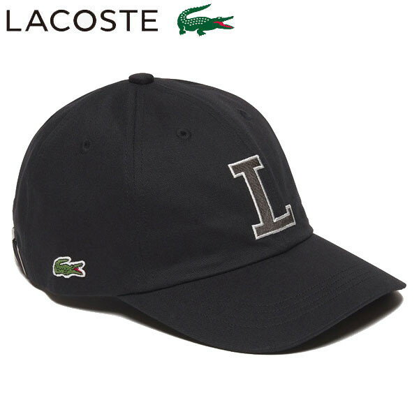 ラコステ LACOSTE ラコステ コットンツイルLロゴキャップ 帽子 日本製 メンズ RK1251J99-011