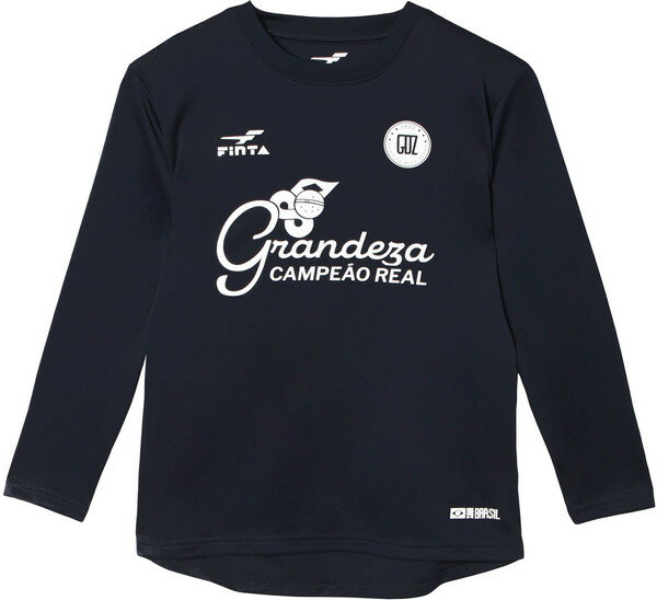 FINTA フィンタ JR キッズ ジュニア GDZ L／SプラTシャツ サッカー プラクティスシャツJR キッズ ジュニア FT4550-1100