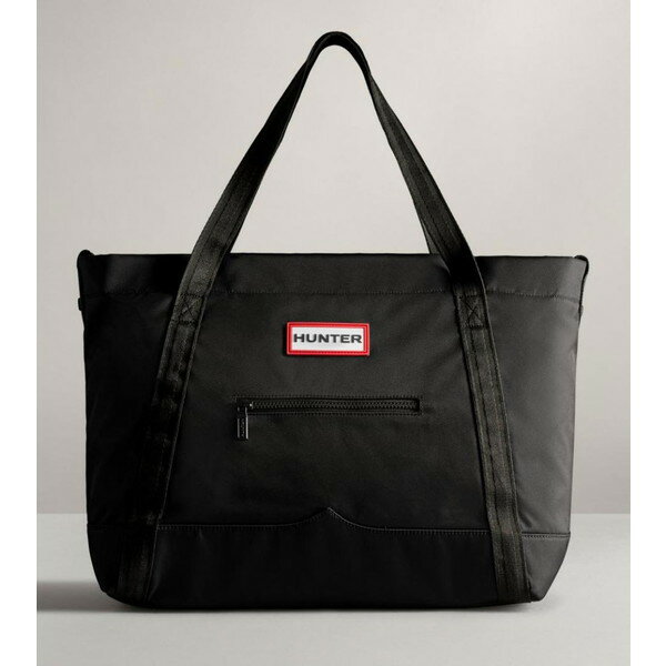 返品交換不可 現品限り処分ハンター HUNTER ナイロン ラージ トップ クリップ トート バッグ レディー..