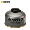 【最大2000円割引クーポン!枚数限定5/6 09:59まで】SOTO ソト SOD710T パワーガス105トリプルミックス SOD-710T バーベキュー ...