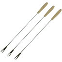 【最大2000円割引クーポン!枚数限定5/6 09:59まで】CAPTAINSTAG キャプテンスタッグ BBQ グリルフォーク 35cm 3本組 UG-321...