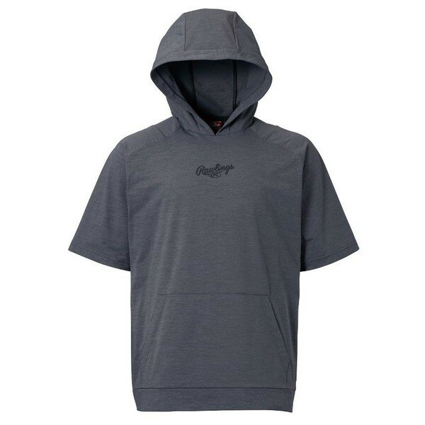 Rawling ローリングス BLACK LABEL ブラックレーベル ストレッチニットパーカーシャツ AOS12S03-B