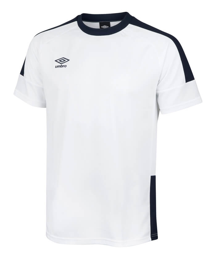 返品交換不可 現品限り処分 アンブロ UMBRO ゲームシャツ 切替 UAS6302-WHT 半袖 T...