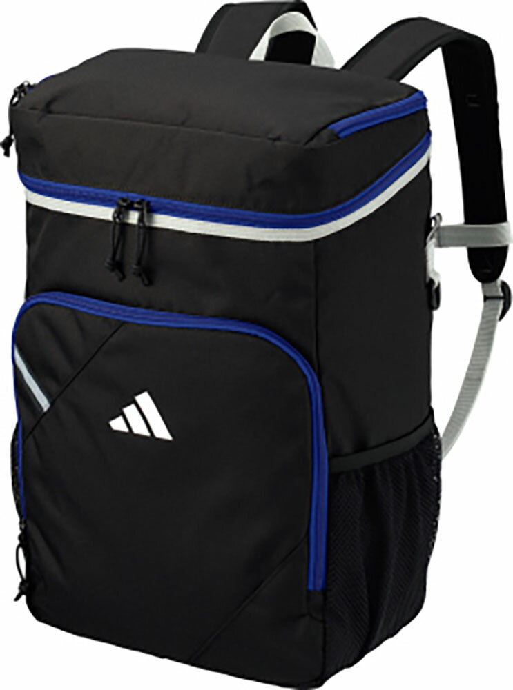 adidas アディダス ボール用デイパック 黒色×青色 サッカー バッグ ADP38BKB