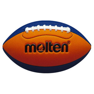 モルテン（molten） フラッグフットボールミニ オレンジ×ブルー ラグビー・アメフト ボール Q3C2500OB