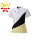 【最大2000円割引クーポン!枚数限定5/6 09:59まで】MIZUNO ミズノ ゲームシャツ ラケットスポーツ レディース 62JA170101 ラフィート...