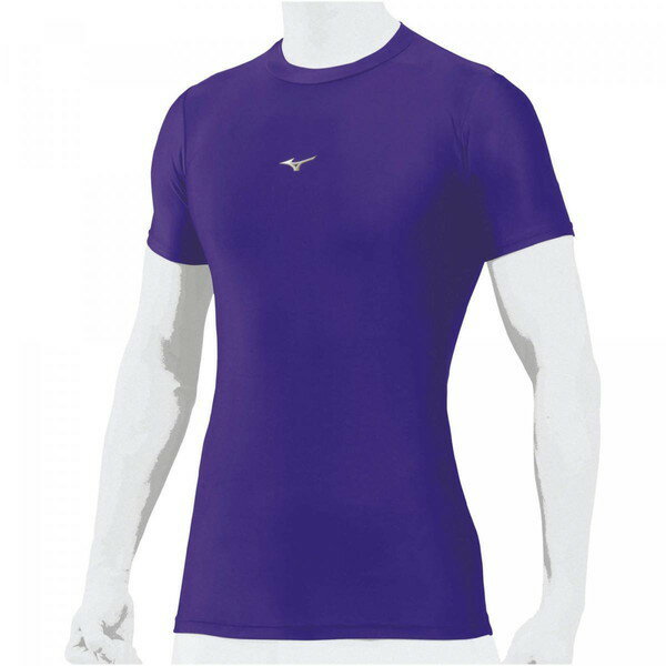 返品交換不可 大特価 MIZUNO ミズノ バイオギア ローネック 半袖 ユニセックス 12JA1C3167