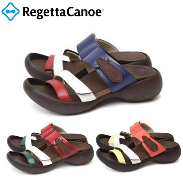 Re:getA リゲッタ リゲッタカヌー トリコロールエッグヒールサンダル レディース シューズ CJEG5224A ラフィートスポーツ
