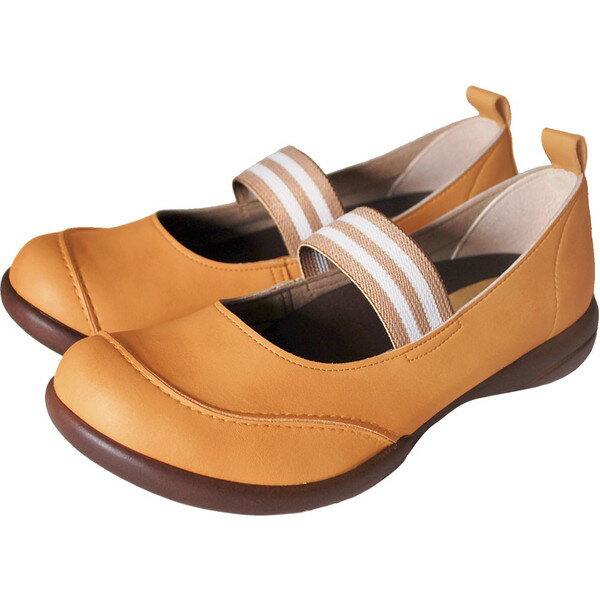 Re:getA リゲッタ ボーダーゴム フラットモカシンシューズ R-073 カジュアル シューズ R073-MUS