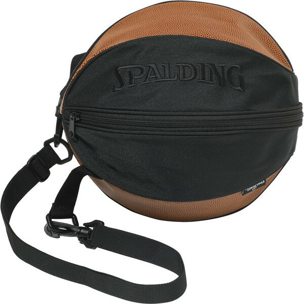 SPALDING スポルディング ボールバッグ クラシック ブラック×ブラウン バスケットボール ボールケース ..