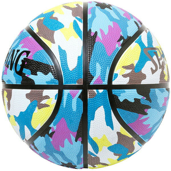 SPALDING スポルディング マルチカモ ブルー×ブラウン 7号球 バスケット ボール 84500J ラフィートスポーツ 3