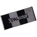 SPALDING スポルディング ジャカードタオル ボーダー ブラック SAT211070 バスケット タオル SAT211070 ラフィートスポーツ