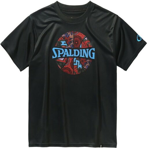 SPALDING スポルディング ジュニア Tシャツ アフリカン バティック ボールプリント バスケットボール TシャツJR SJT25053-1000 ジュニア キッズ SPALDING スポルディング ジュニア Tシャツ アフリカン バティック ボールプリント バスケットボール TシャツJR SJT25053-1000 ジュニア キッズ