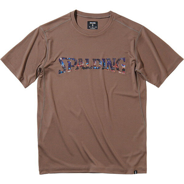 SPALDING スポルディング Tシャツ ナイトステージロゴ ライトフィット バスケット Tシャツ SMT211310-2900 半袖