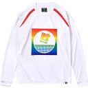 SPALDING スポルディング バレーボールロングスリーブTシャツ MTVレインボー バレー Tシャツ SMT211800-2000 長袖 ラフィートスポーツ