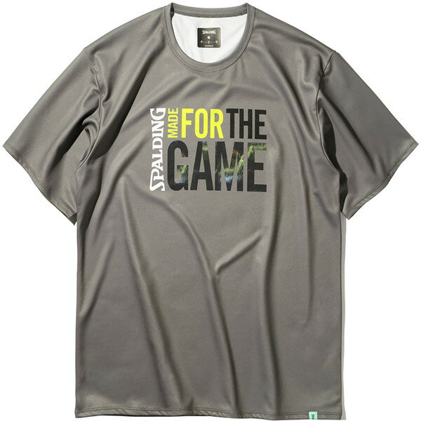 SPALDING スポルディング Tシャツ バイオマーブル メイド フォー ザ ゲーム バスケットボール 半袖Tシャツ SMT25008-8800