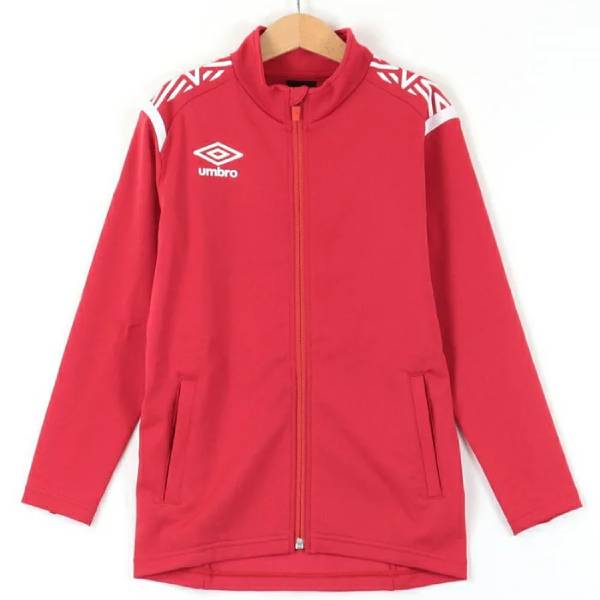UMBRO(アンブロ) ジュニアウォームアップジャケット ジュニア キッズ ウェア ジャージ スウェット サッカー フットボール UAS2150J-MRED【RS2209】ネット注文 サッカー 用品 セール
