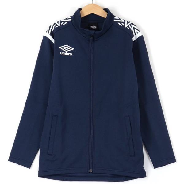 UMBRO(アンブロ) ジュニアウォームアップジャケット ジュニア キッズ ウェア ジャージ スウェット サッカー フットボール UAS2150J-NVWH【RS2209】ネット注文 サッカー 用品 セール