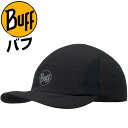 Buff バフ 帽子 キャップ ランニング 5 PANELS CAP R-SOLID BLACK L XL カジュアル 帽子 437099 RS 「RS2406+」 ラフィートスポーツ