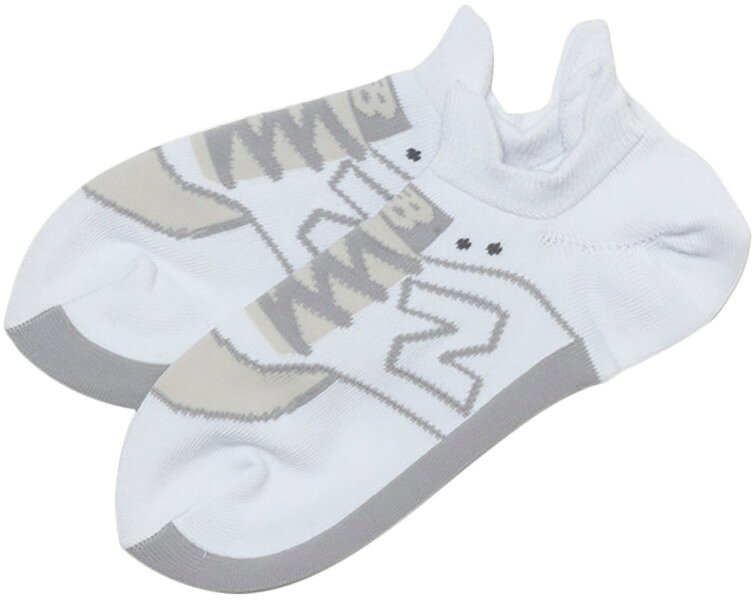 ニューバランス new balance スニーカー柄ソックス 靴下 マルチスポーツ ソックス 靴下M LAS35700-WT