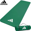 【最大2000円割引クーポン!枚数限定5/6 09:59まで】アディダス adidas ストレッチ フィットネスマット 10mm レッド ヨガ ピラティス プロ...