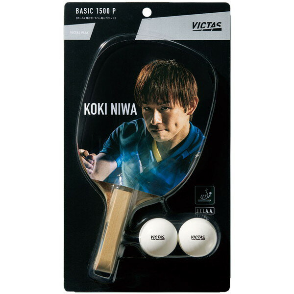 VICTAS ヴィクタス ペン ベーシック 1500 P BASIC 1500 P 卓球 ラケット 320030 ラフィートスポーツ