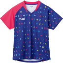 【最大2000円割引クーポン!枚数限定11/6 09:59まで】VICTAS ヴィクタス ポップフォント レディスゲームシャツ 卓球 ゲームシャツ・ 61230...