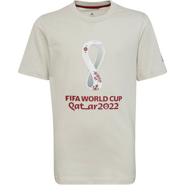 adidas(アディダス) サッカー Tシャツ Jr KIDS KIDS WC 2022 オフィシャルエンブレム DI671-HD6384 ジュニア ボーイズ 半袖通販 サッカー 用品 セール