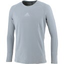 adidas アディダス mi FTB ALPHASKIN TEAM ロングスリーブシャツ サッカー 長袖Tシャツ DT6614Z-STONE