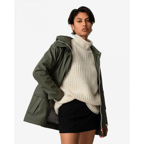 ハンター HUNTER レディース ライトウェイト ウォータープルーフ レイン ジャケット WRO1400WAP-DOV ラフィートスポーツ