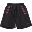 LUCENT ルーセント Uniハーフパンツ ブラック×ピンク テニス XLS5381 ラフィートスポーツ