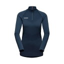 【最大2000円割引クーポン!枚数限定11/6 09:59まで】マムート MAMMUT Trift Half Zip Longsleeve Women 1016-01060-5118 サイズはユーロ表記 長袖シャツ レディース ラフィートスポーツ