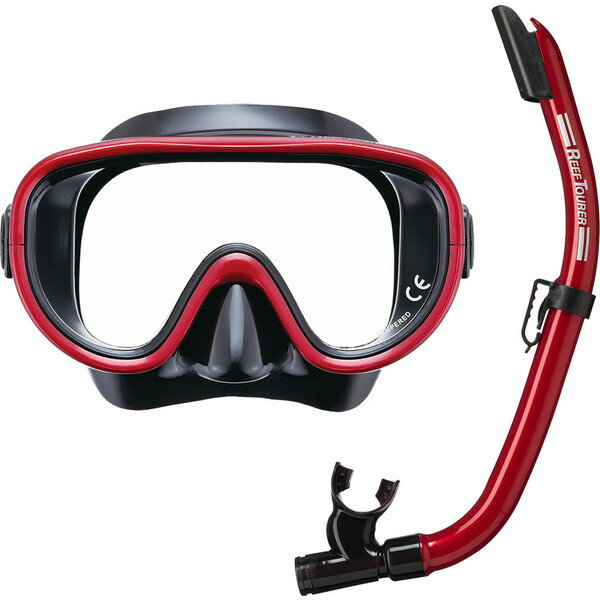 ReefTourer リーフツアラー シュノーケリングセット2点 大人用 マリンスポーツ RC9104-BKMDR