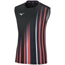【最大2000円割引クーポン!枚数限定5/6 09:59まで】MIZUNO ミズノ ドライエアロフローゲームシャツ ノースリーブ テニス&ソフトテニス アパレル...