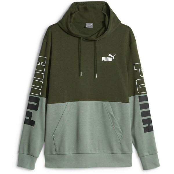 返品交換不可 大特価 PUMA プーマ PUMA POWER カラーブロック フーディースウェット TR マルチスポーツ..