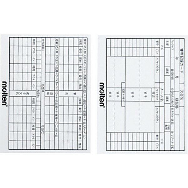 モルテン Molten サッカー用審判記録カード サッカー アクセサリー XFSN ラフィートスポーツ