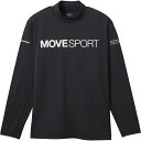 デサント DESCENTE ムーブスポーツ ソフトウォーム 裏起毛モックネックシャツ マルチスポーツ ST4FLT04M-BK01 長袖 ラフィートスポーツ(4)