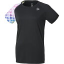 DUNLOP ダンロップ GAME SHIRT テニス ゲームシャツ ウィメンズ DAP1424W-900 レディース 半袖 ラフィートスポーツ(4)