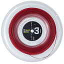 【最大2000円割引クーポン!枚数限定5/6 09:59まで】GOSEN ゴーセン 硬式テニス ガット G-SPIN3 17 クリムゾンレッド ロール テニス ...