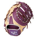 Rawlings ローリングス 軟式 HYPER TECH COLOR SYNC ファースト用 サイズ11.75 GR4FHTCM53-PPL-CAM グラブ グローブ 一般 野球 ラフィートスポーツ
