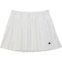 返品交換不可 大特価 le coq sportif ルコック テニス レディース プリーツゲームスコート テニス QTWXJE01-WH 即納