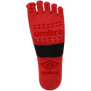 アンブロ UMBRO 五本指ミドルソックス サッカー ソックス UAS8422-MRED 靴下 ラフィートスポーツ