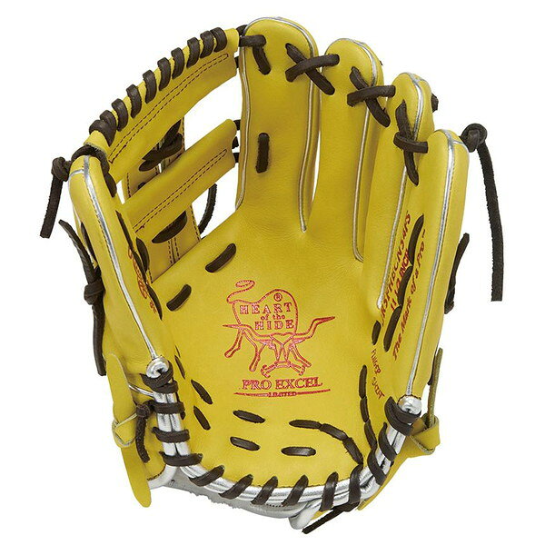 Lafitte ラフィートスポーツのRawlings ローリングス 軟式 HOH PRO EXCEL ?Color Palette- 内野手用 サイズ 11.5 GR5FHECN54FS-Y 野球グラブ｜アングル2