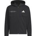 adidas アディダス Adptn レギュラーフィット テクスチャード ダブルニット フード付きトラックジャケット メンズ KQD57-JM2083