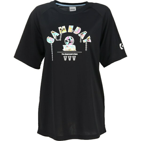 CONVERSE コンバース ガールズプリントTシャツ バスケットボール Tシャツ CB351353-1900 ジュニア ガールズ 半袖(4)